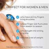 Ring Sizer Adjuster for Loose Rings 12 Pack Silicone Invisible Ring Guards