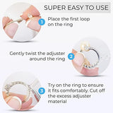 Ring Sizer Adjuster for Loose Rings 12 Pack Silicone Invisible Ring Guards