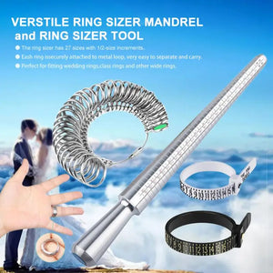 Ring Sizer Finger Measure Gauge Invisible Ring Size Adjuster Set