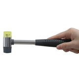 Ring Sizer Mandrel Kit Jewelers Rubber Hammer Mallet with Steel Ring Mandrel