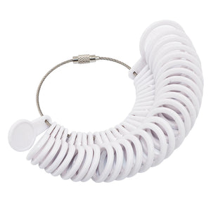 Ring Sizer Set Finger Size Gauge Measure Tool Jewelry Tools