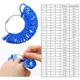 Ring Sizer Set Finger Size Gauge Measure Tool Jewelry Tools