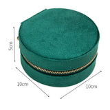 Large Capacity Ring Storage Box Zipper Closure Anti-oxidation Jewelry Box