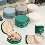 Large Capacity Ring Storage Box Zipper Closure Anti-oxidation Jewelry Box