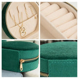 Large Capacity Ring Storage Box Zipper Closure Anti-oxidation Jewelry Box