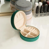 Large Capacity Ring Storage Box Zipper Closure Anti-oxidation Jewelry Box