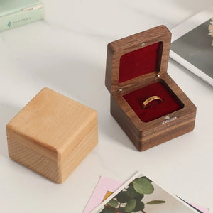 Ring Storage Box Jewelry Holder for Wedding Birthday Party