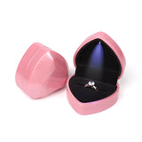 LED Ring Storage Box Necklace Display Case Jewelry Store Supplies