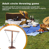 Ring Toss Wooden Game Set with Ladder Bundle