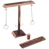 Ring Toss Wooden Game Set with Ladder Bundle
