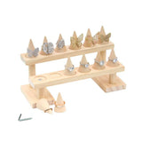 Ring Wood Jewelry Display Stand Organizer Boho Jewelry Storage