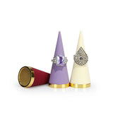 Metal Ring Display Stand Cone for Jewelry Photos Props