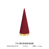 Metal finger ring display stand cone spot