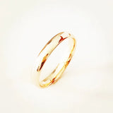 Rose 585 Couple Engagement Ring 4MM Width Wedding Rings