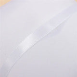 Wedding Ring Pillow Satin Ribbons Red