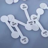 Ring Size Sticker Labels for Jewelry Making 100pcs