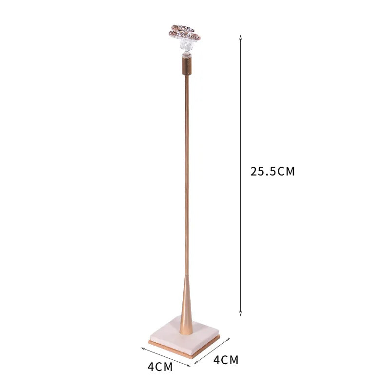 Ring Stand Display Stand Water Drop Display Metal Jewelry Storage Rack