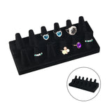 Velvet Ring Storage Box Display Jewelry Rack