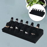 Velvet Ring Storage Box Display Jewelry Rack