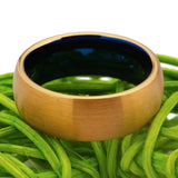 Pure Tungsten Promise Ring Anniversary Band Men's Bridal Jewelry