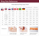925 Sterling Silver Pink Heart Crown Star Moon Snowflake Zircon Rings