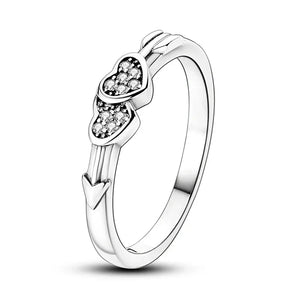 925 Silver Twisted Snake Rings Rose Stackable Wedding Party Engagement Jewelry