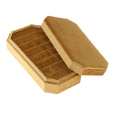 Velvet Rings Holder with Lid Organizer for Dress Tables