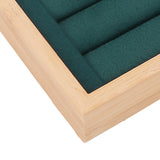 Earrings Rings Tray Insert Soft Lining 7 Rows for Home Trade Show