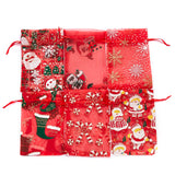Rinhoo Christmas Santa Claus Elk Snowflake Bracelet Earring Jewelry