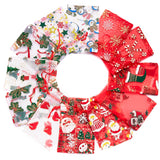 Rinhoo Christmas Santa Claus Elk Snowflake Bracelet Earring Jewelry