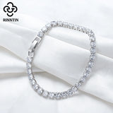 Rinntin 14K Plated CZ Tennis Bracelet for Women