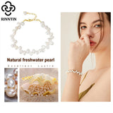 Vintage Freshwater Pearl Bracelet 925 Silver Girl's Bangles