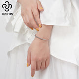 925 Silver Bead Ball Chain Bracelet for Women Men SB103