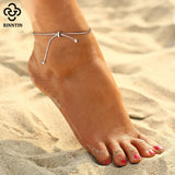 925 Sterling Silver Snake Chain Anklet for Women SA53
