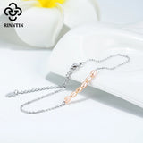 925 Silver Anklet Pink Fresh Water Pearl for Girls