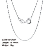 925 Sterling Silver Women's Box Chain Necklace Jewelry