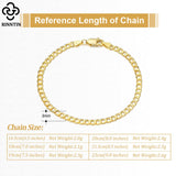 925 Silver 3mm Cuban Chain Bracelet Men Women Italian Link Jewelry SB123