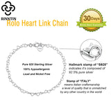 925 Silver Heart Chain Anklet Foot Bracelet Summer Jewelry