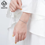 925 Sterling Silver 2.3mm/3.3mm Diamond-Cut Braided Rope Chain Bracelet
