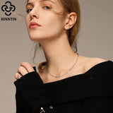 925 Silver Italian 3.5mm Paperclip Link Chain Necklace SC59