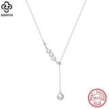 925 Silver Freshwater Pearl Necklace with Pendant GPN18