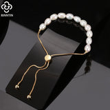 925 Silver Pearl Bracelet Women Hand Chain GPB13