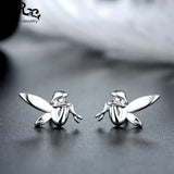 925 Silver Moon Fairy Pendant Necklace TSN106