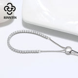 925 Silver Tennis Bracelet for Women with Cubic Zircon - TSB43