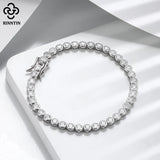925 Sterling Silver Tennis Bracelet 1.5/2/3mm CZ Women Jewelry SB143