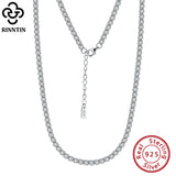 925 Silver Women's Tennis Necklace Sparkling CZ Women Neck Chain