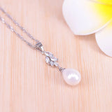 Silver 925 Freshwater Pearl Jewelry Set for Women