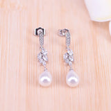 Silver 925 Freshwater Pearl Jewelry Set for Women