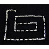 Risul 3.5mm Box Chain Punk Style Necklace Stainless Steel Chains