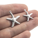Starfish Charms 15/20mm Stainless Steel Pendant & Necklace Bracelet